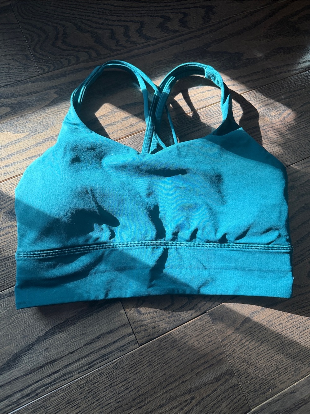 lululemon athletica Teal Crossback Sports Bra